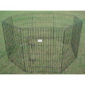 Pet Dog Playpen Puppy Cage 8 Panel Metal Fence Run Garden Frame Black